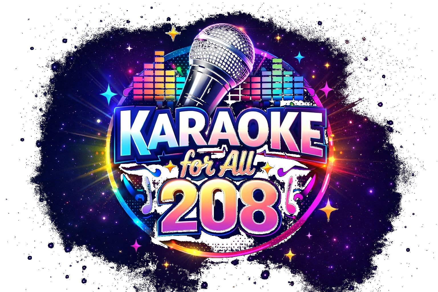 KFA208 ... Karaoke For All 208 logo